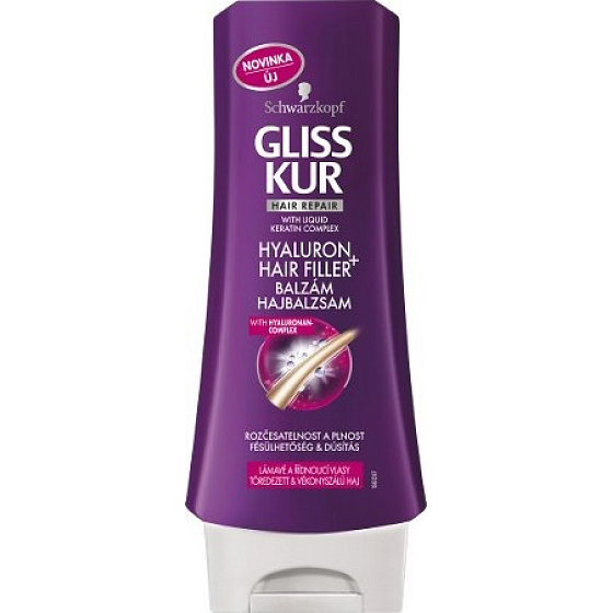 Gliss Kur Hyaluron + Hair Filler regeneračný balzam na vlasy 200 ml