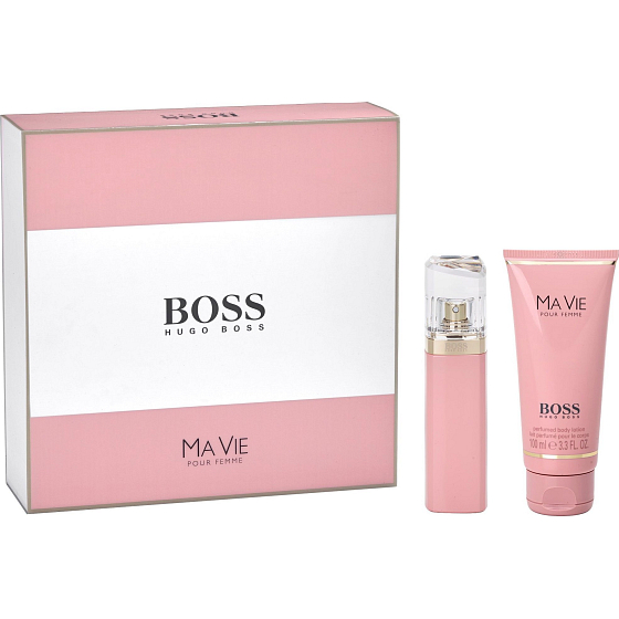 Hugo Boss Ma Vie pour Femme toaletná voda pre ženy 30 ml + telové mlieko 100 ml, darčeková sada