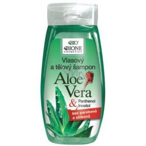 Bion Cosmetics Aloe Vera & Panthenol šampón pre všetky typy vlasov 250 ml