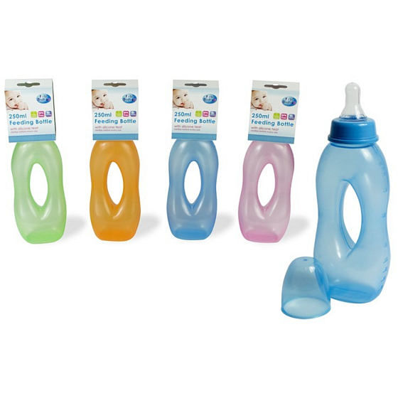 First Steps Slza 0+ dojčenská fľaša fialová 250 ml