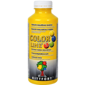 Kittfort Color Line tekutá maliarska farba Žltá 500 g