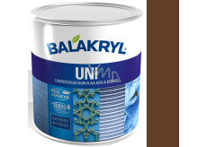 Balakryl Uni Mat 0245 Tmavo hnedý univerzálna farba na kov a drevo 700 g