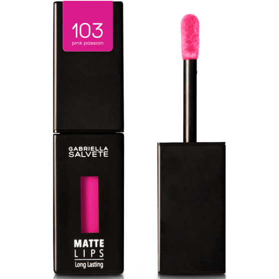 Gabriella Salvete Matte Lips Long Lasting matný tekutý rúž 103 Pink Passion 4,5 ml