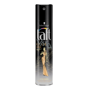 Taft Glam Updo ultra silno tužiaci lak na vlasy rýchloschnúci drží až 3 dni 250 ml