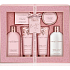 Baylis & Harding Jojoba, Vanilka a Mandľový olej umývací gél 300 ml + kúpeľové mlieko 300 ml + toaletné mydlo 150 g + sprchový krém 130 ml + telové mlieko 130 ml + soľ do kúpeľa 100 g, kozmetická sada
