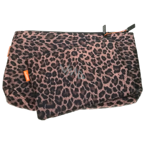 Diva & Nice Kozmetická kabelka leopardí vzor malá 19 x 14 cm, veľká 29 x 19 cm, sada 2 kusov 90121