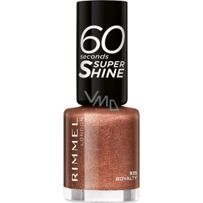 Rimmel London 60 sekund Super Shine Nail Polish lak na nechty 835 Royalty 8 ml