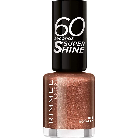 Rimmel London 60 sekund Super Shine Nail Polish lak na nechty 835 Royalty 8 ml