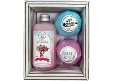 Bohemia Gifts Boho sprchový gél 250 ml + šumivá guľa do kúpeľa 2 x 100 g, kozmetická sada pre ženy