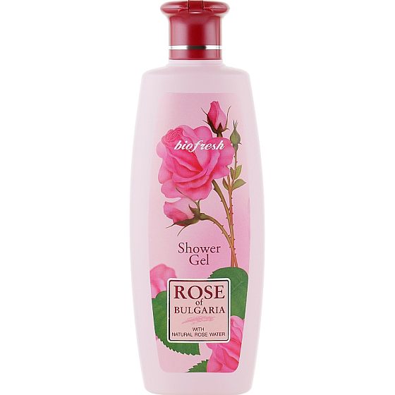 Rose of Bulgaria Sprchový gél s ružovou vodou 330 ml