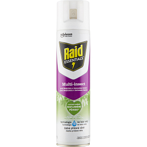 Raid Essentials Multi-insect proti lietajúcemu a lezúcemu hmyzu, 400 ml