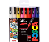 Posca Univerzálna sada akrylových fixiek 0,9 - 1,3 mm Mix farieb 16 kusov PC-3M