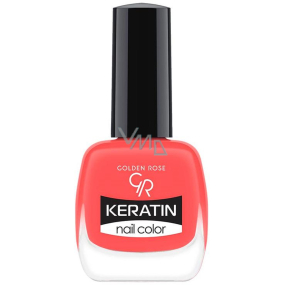 Golden Rose Keratin Nail Color 34 Oranžová farba 10,5 ml