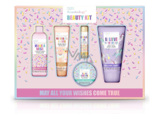 Baylis & Harding Cukor zdobiaci umývací gél 50 ml + krém na ruky 30 ml + sprchový krém 60 ml + perly do kúpeľa 70 g + balzam na pery 5 g, kozmetická sada pre deti