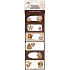 Nekupto Vianočné darčekové samolepky Gingerbread 6 kusov