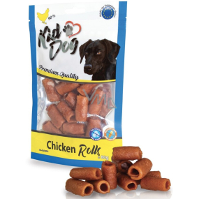KidDog Chicken Rolls kuracie trubičky, mäkká mäsová pochúťka pre psy 80 g