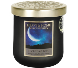 Sójová sviečka Heart & Home Starry Night stredne dlhé horenie až 30 hodín 110 g