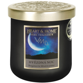 Sójová sviečka Heart & Home Starry Night stredne dlhé horenie až 30 hodín 110 g