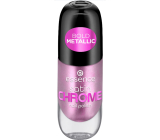 Essence Satin Chrome lak na nechty 02 Artificial Pinktelligence 8 ml