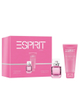 Esprit Pink Moments parfumovaná voda pre ženu 20 ml + sprchový gél 100 ml darčeková sada