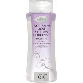 BIO BIONE EXCLUSIVE Dvojfázový očný a pleťový odličovač Q10 255 ml