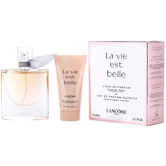 Lancome La Vie Est Belle parfumovaná voda 50 ml + sprchový gel 50 ml, darčeková sada pre ženy