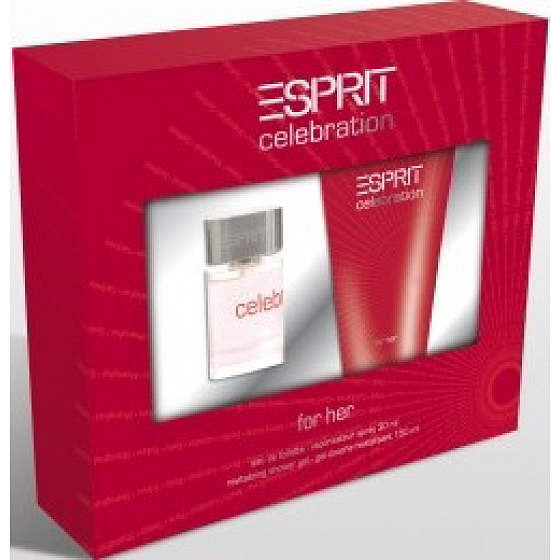 Esprit Celebration for Her toaletná voda 30 ml + sprchový gél 150 ml, darčeková sada