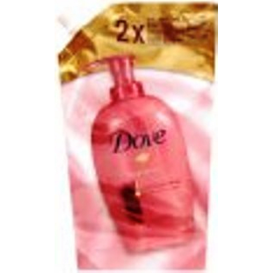 Dove Velvet zkráškující tekuté mydlo náplň s olejom Zvodný zamat 500 ml