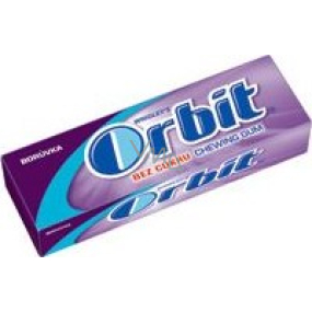 Wrigleys Orbit Čučoriedka žuvačky bez cukru dražé 10 kusov 14 g