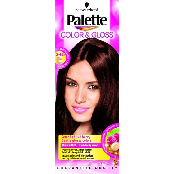 Palette Color & Gloss farba na vlasy 3 - 65 Horúca čokoláda