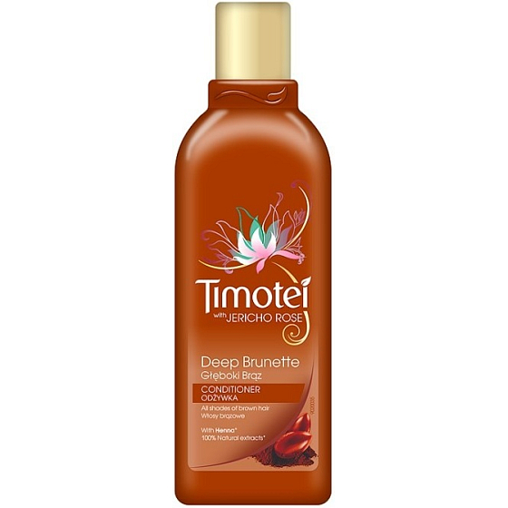 Timotei Nádherná bruneta vlasový kondicionér hnedé odtiene vlasov 200 ml