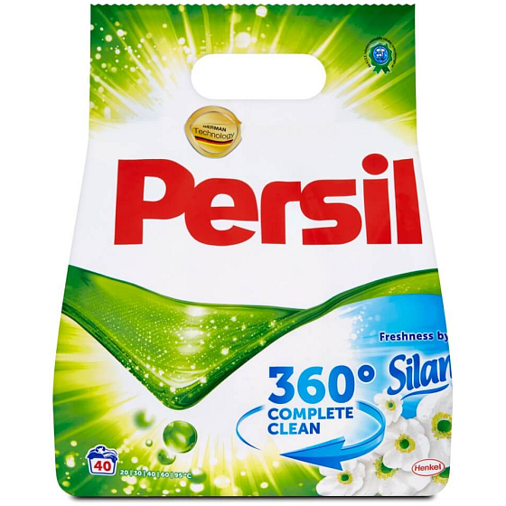 Persil 360 ° Complete Clean Freshness by Silan prací prášok na biele prádlo 40 dávok 2,6 kg
