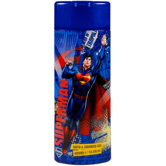 Superman 2v1 sprchový gél a pena pre deti 400 ml