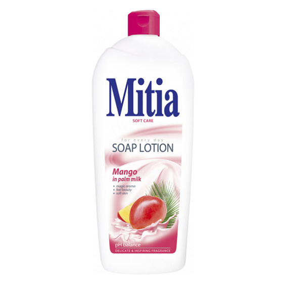 Mitia Mango in Palm Milk krémové tekuté mydlo náhradná náplň 1 l