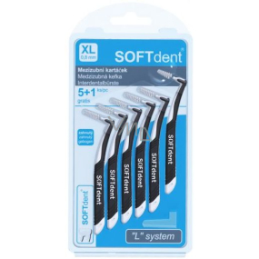 Soft Dent medzizubná kefka zahnutý XL 0,8 mm 6 kusov