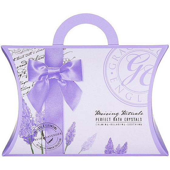 Grace Cole Reviving Rituals Perfect Bath Crystals Lavender revitalizačné soľ do kúpeľa 150 g