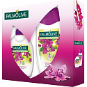 Palmolive Purpurová energie Naturals Irresistible Softness Natural Orchid sprchový gél 250 ml + tekuté mydlo dávkovač 300 ml, kozmetická sada