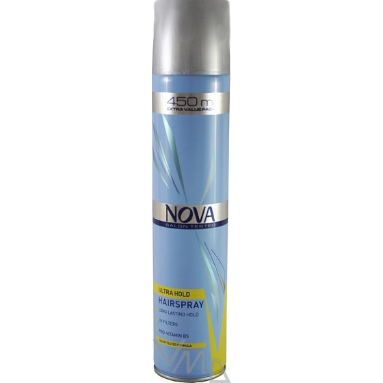 Nova Ultra Hold veľmi silno tužiaci lak na vlasy 450 ml