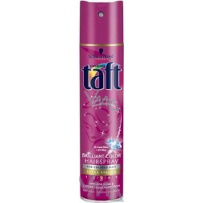 Taft Brilliant Color perfektné fixácia lak na vlasy 250 ml