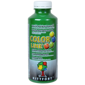 Kittfort Color Line tekutá maliarska farba Zelená 500 g