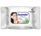 Freshmaker Make Up Aloe Vera & Vitamín E odličovacie vlhčené obrúsky na make-up 25 kusov