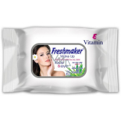 Freshmaker Make Up Aloe Vera & Vitamín E odličovacie vlhčené obrúsky na make-up 25 kusov