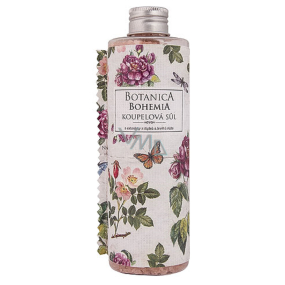 Bohemia Gifts Botanica Šípka a ruža soľ do kúpeľa 300 g