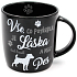 Nekupto Pets keramický hrnček Jack Russell 300 ml