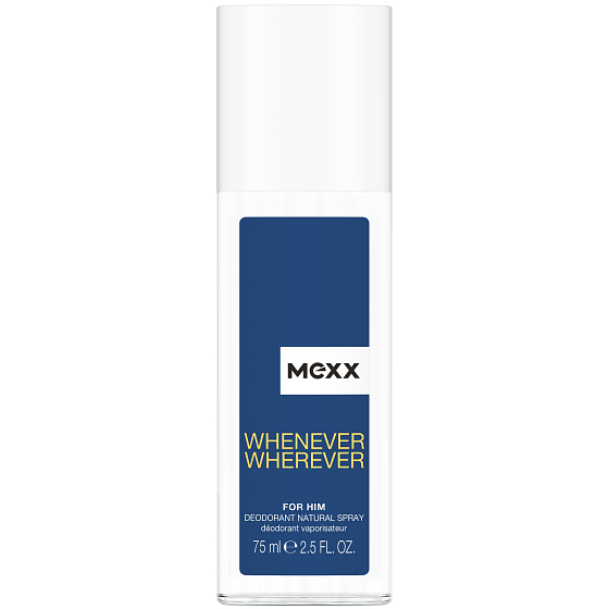 Mexx Whenever Wherever for Him parfumovaný deodorant sprej pre mužov 75 ml