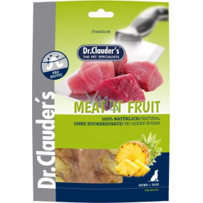 Dr. Clauders Meat Fruit Kuracie mäso a ananás sušené mäso pre psov 80 g