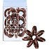 Invisibobble Nano Crystal Clear Gumička do vlasov hnedá špirálová 3 kusy
