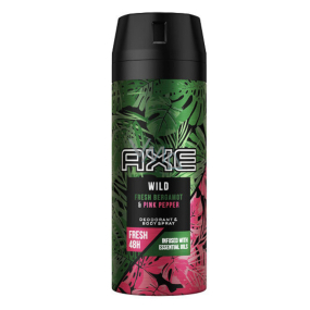 Axe Wild Fresh Bergamot & Pink Pepper dezodorant sprej pre mužov 150 ml