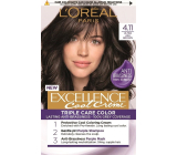 Loreal Paris Excellence Cool Creme farba na vlasy 4.11 Ultra popolavá hnedá