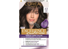 Loreal Paris Excellence Cool Creme farba na vlasy 4.11 Ultra popolavá hnedá